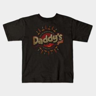 Daddy's grill barbeque burn Kids T-Shirt